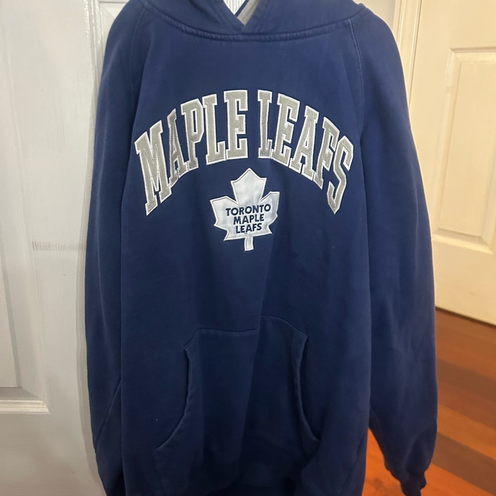 NHL Maple Leafs Hoodie Vintage Rare